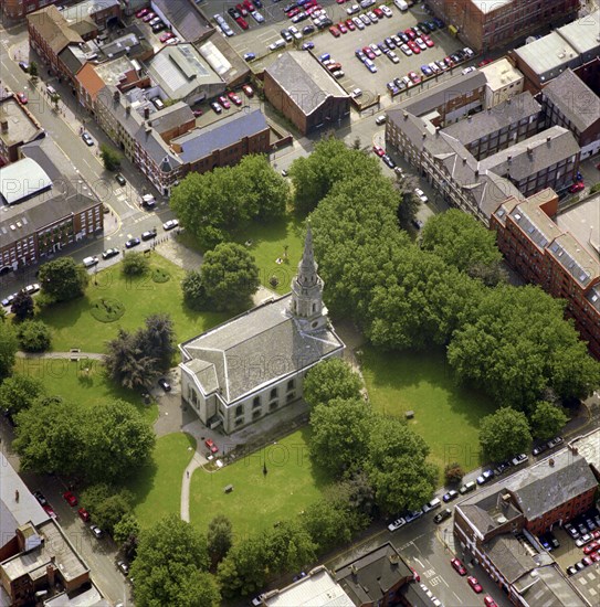 St Paul's church, St Paul's Square, Birmingham, West Midlands, 1999