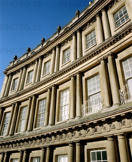 Detail of the Circus, Bath, Avon, 2000