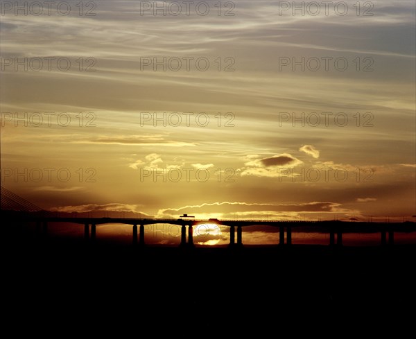 The new Severn Bridge, Pilning, Avon, 2001