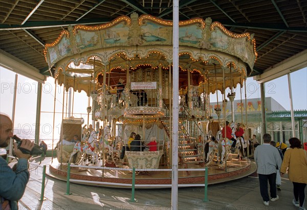 Venetian Carousel, North Pier, Blackpool, Lancashire, 1999