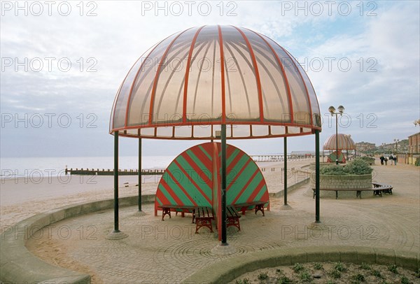 Domed shelters, Lowestoft, Suffolk, 2000