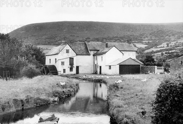 Mill on the River Monnow, near Clodock, Herefordshire