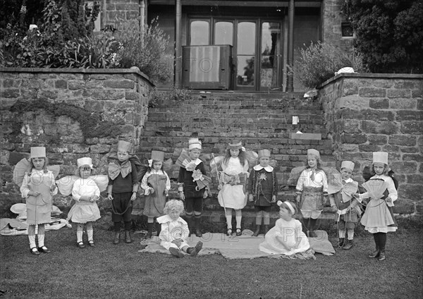 A children's party, Hellidon House, Northamptonshire, 1904