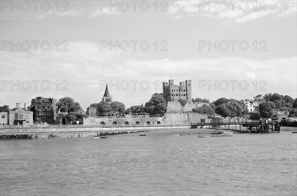 The waterfront at Rochester, Kent, c1945-c1965