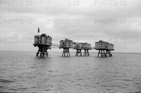 Maunsell Forts at Shivering Sands, Kent, c1945-c1965