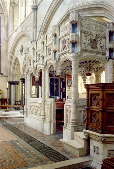 The de la Warr Chantry, Boxgrove Priory, Boxgrove, West Sussex, c1965-c1969