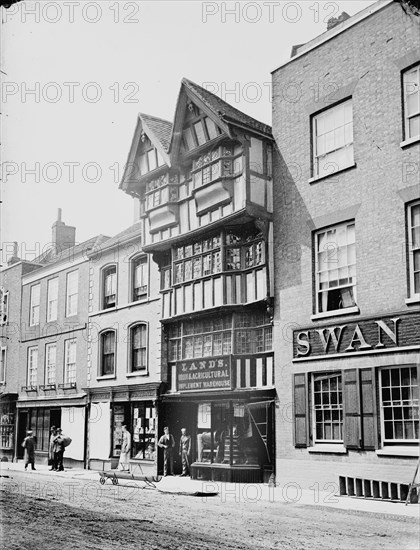 Mr Land's Agricultural Implement Warehouse, High Street, Tewkesbury, Gloucestershire, c1860-c1922