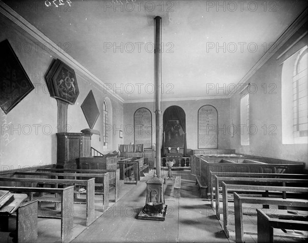 Interior of St Nicholas Church, Kingsey, Buckinghamshire, c1860-c1922