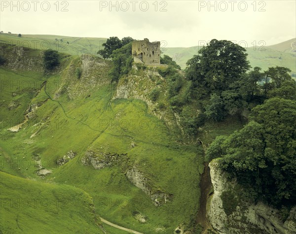 Peveril Castle, Derbyshire, 1986