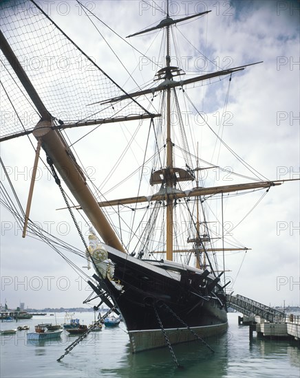 HMS Warrior, Portsmouth, Hants, 1987