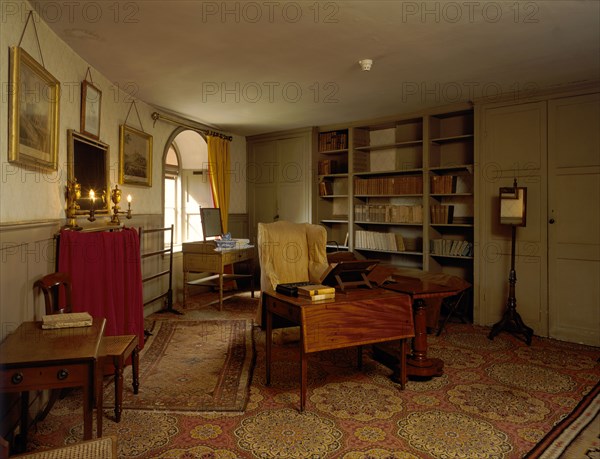 Duke of Wellington's bedroom, Walmer Castle, Deal, Kent, 1991