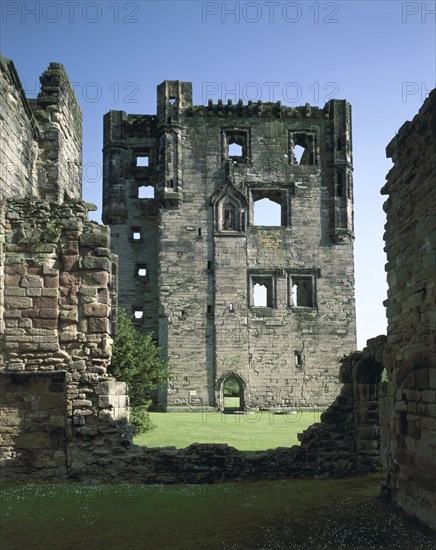 Hasting's Tower from the Solar, Ashby de la Zouch Castle, Leicestershire, 1993