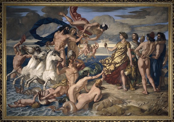 Neptune resigning the Empire of the Seas to Britannia, 1847