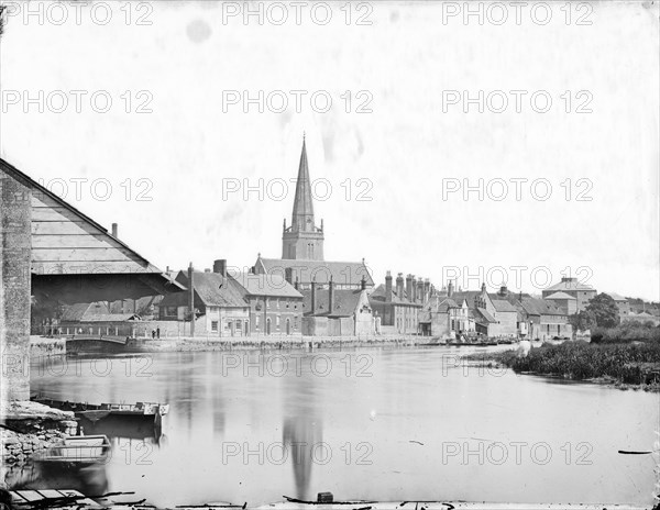 St Helens Church, Abingdon, Oxfordshire, c1860-c1922