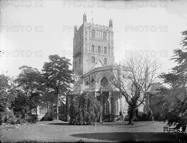 Tewkesbury Abbey, Tewkesbury, Gloucestershire, c1860-c1922