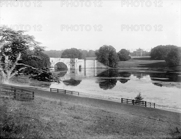 The Grand Bridge, Blenheim Palace, Woodstock, Oxfordshire, 1890