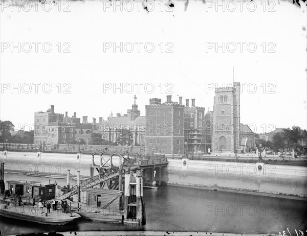 Lambeth Palace, Lambeth, Greater London, 1875