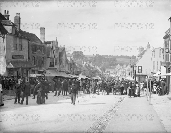High Street, Burford, Oxfordshire, 1895
