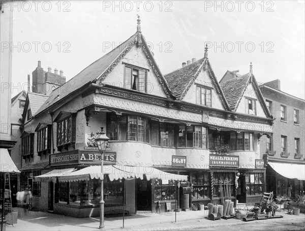 Betts Cake Shop, High Street, Banbury, Oxfordshire, 1878