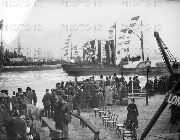 HMS 'Sans Pareil', Poplar, London,c1860-c1922