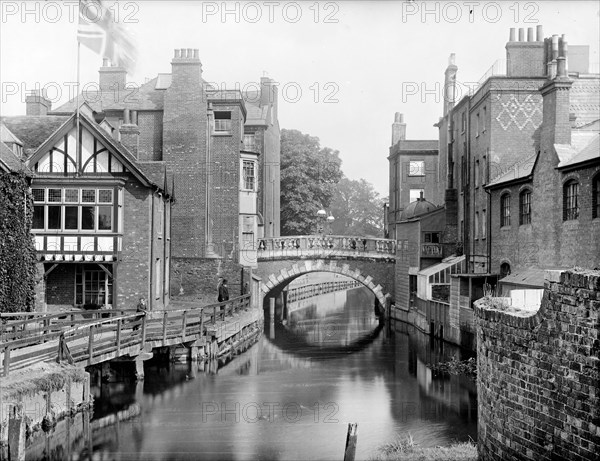 Kennet Bridge, Newbury, Berkshire, c1860-c1922