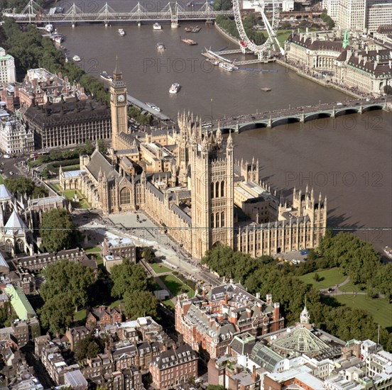 The Houses of Parliament, Westminster, London, 2002