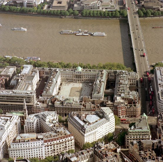 Somerset House and Waterloo Bridge, Westminster, London, 2002 Artist