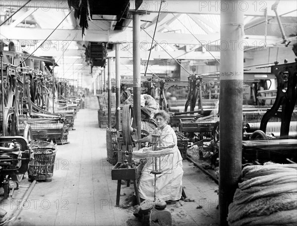 Early Blanket Factory, Witney, Oxfordshire, 1898