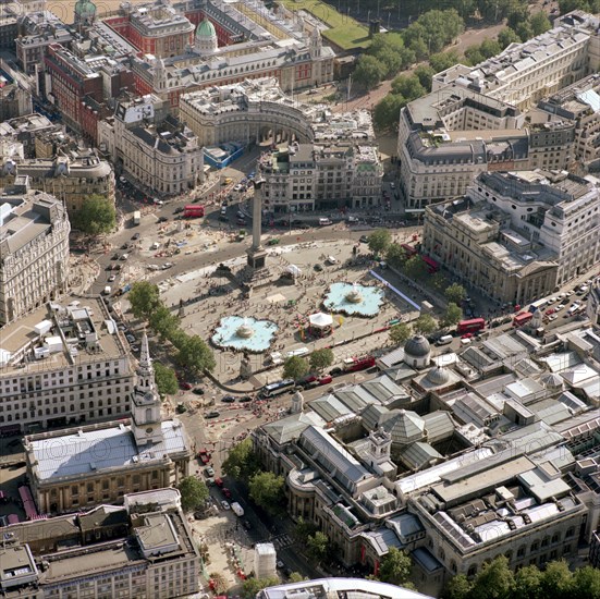 Trafalgar Square, Westminster, London, 2002