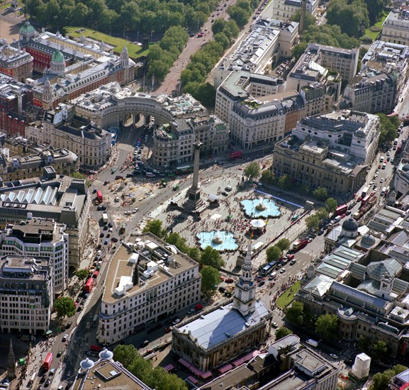 Trafalgar Square, Westminster, London, 2002 Artist