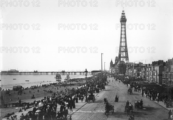 The Promenade, Blackpool, Lancashire, 1894-1910