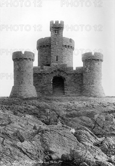 Tower of Refuge, Conister Rock, Isle of Man, 1890-1910