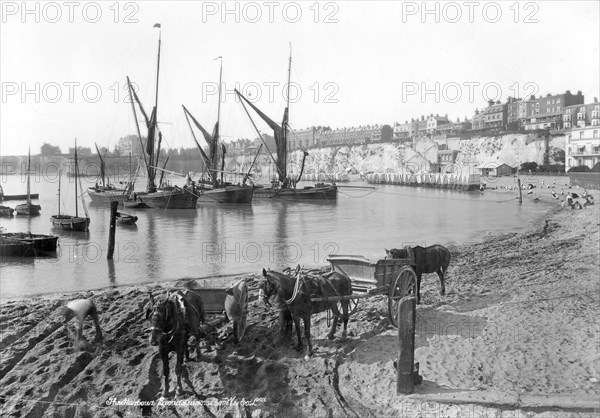 Broadstairs Harbour, Kent, 1890-1910