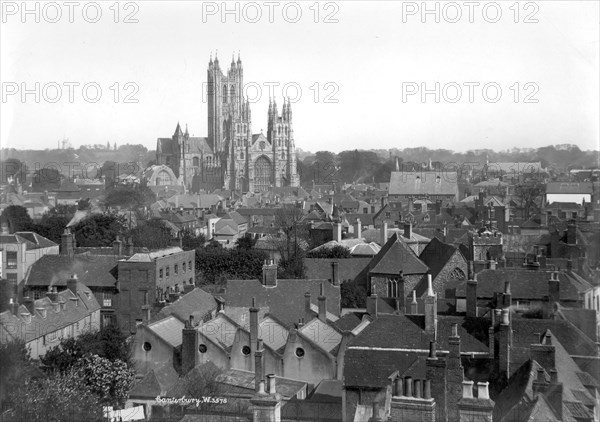 Canterbury Cathedral, Canterbury, Kent, 1890-1910