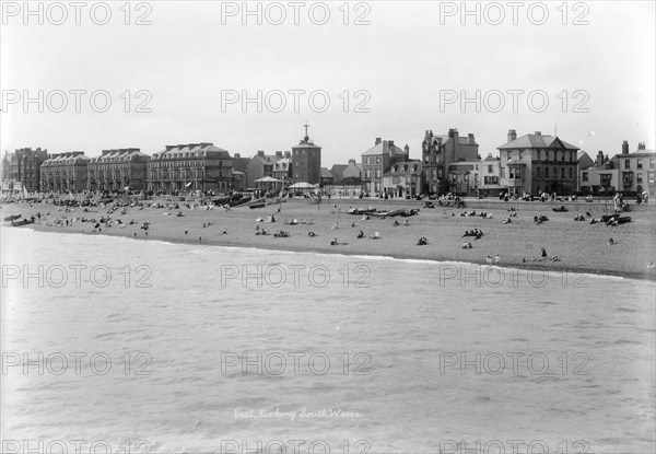The beach at Deal, Kent, 1890-1910