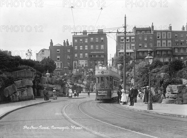 Tram at New Road, Ramsgate, Kent, 1901-1910