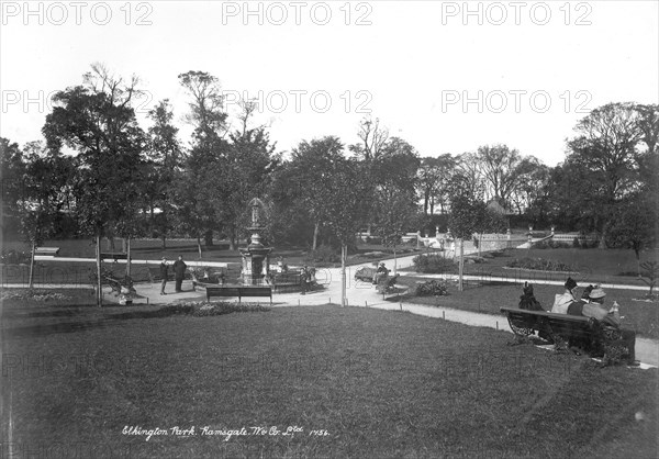 Ellington Park, Ramsgate, Kent, 1890-1910