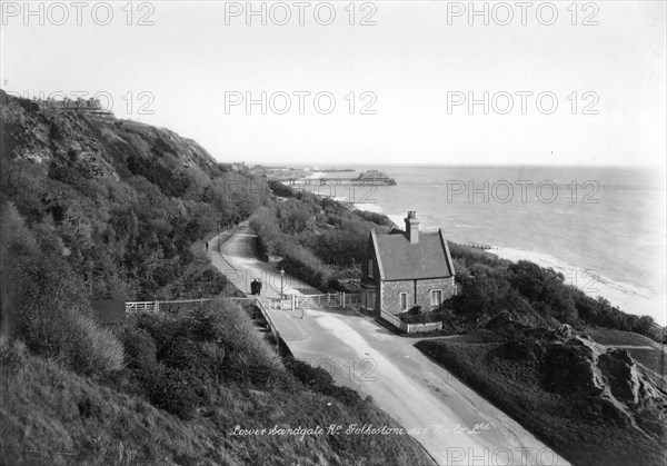 Lower Sandgate Road, Sandgate, Folkestone, Kent, 1890-1910