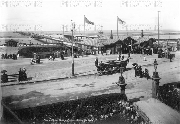 Southport Pier, Southport, Lancashire, 1890-1910