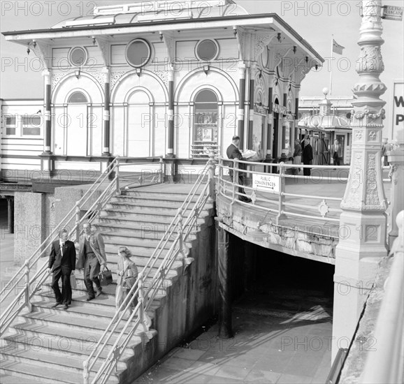 Entrance pavilion, West Pier, Brighton, East Sussex, 1960s