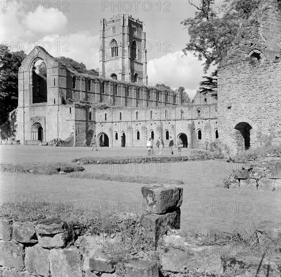 Fountains Abbey, North Yorkshire, 1945-1980