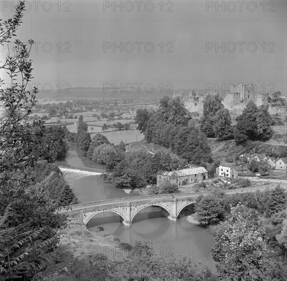 Dinham Bridge, Ludlow, Shropshire, 1945-1980