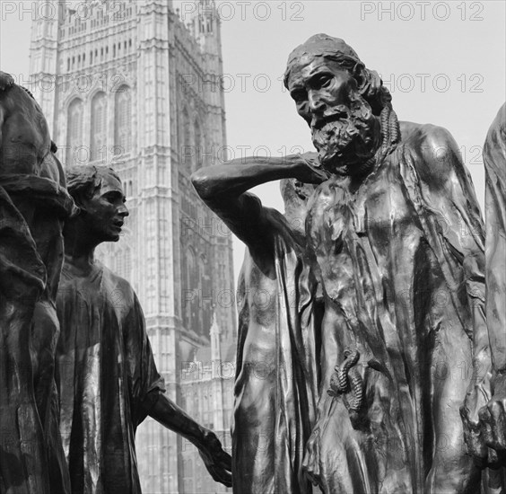 Burghers of Calais, Millbank, Westminster, London, 1945-1980