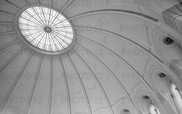 Domed ceiling of the Reading Room, British Museum, London, 1945-1980