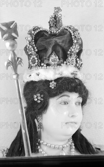 Royal funeral effigy of Queen Anne, Westminster Abbey, London, 1945-1980