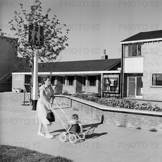 The Twin Foxes public house, Stevenage, Hertfordshire, 1950s-1960s