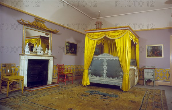 Bedroom, Royal Pavilion, Brighton, East Sussex, 1960s