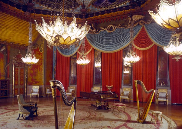 The Music Room, Royal Pavilion, Brighton, East Sussex, 1960s