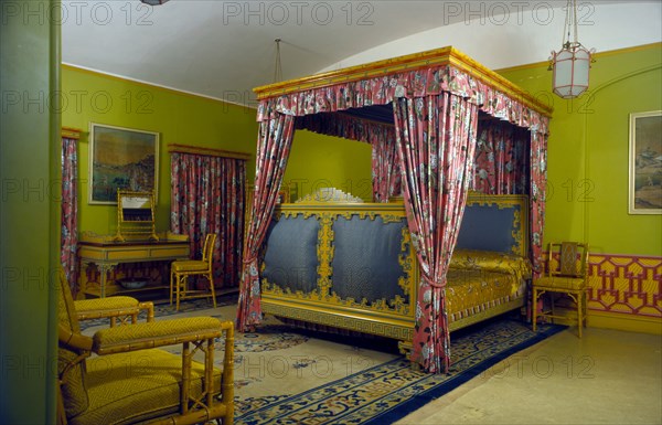 Bedroom, Royal Pavilion, Brighton, East Sussex, 1960s