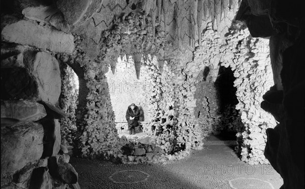 Grotto at Ascot Place, Winkfield, Berkshire, 1945